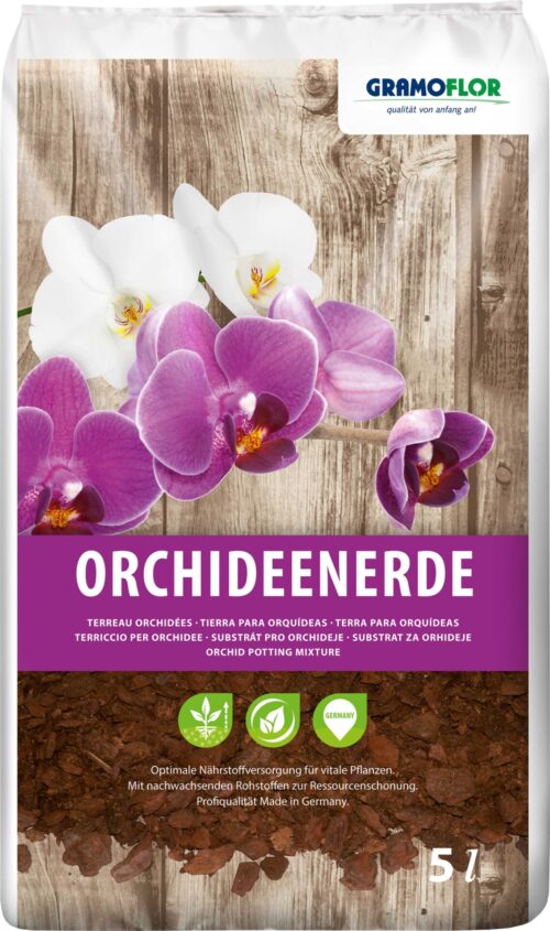 Substrát Gramoflor - Orchideje 5 l - Obrázek 1