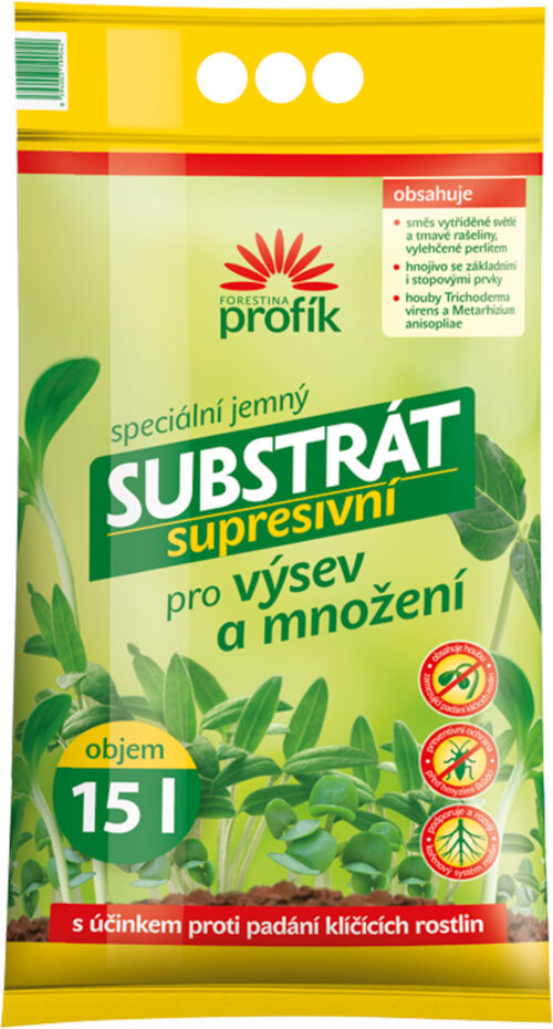 Substrát Forestina Profík - Supresivní pro výsev 15 l - Obrázek 1