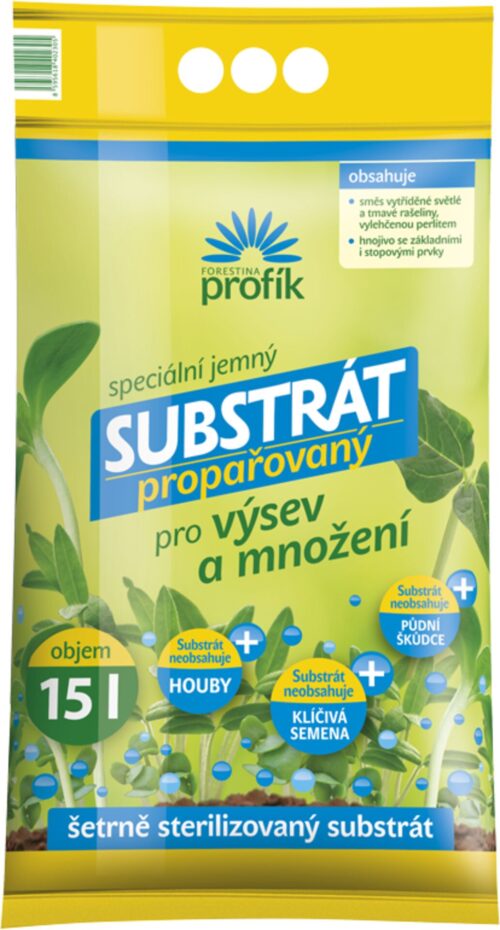 Substrát Forestina Profík - Propařovaný pro výsev a množení 15l - Obrázek 1