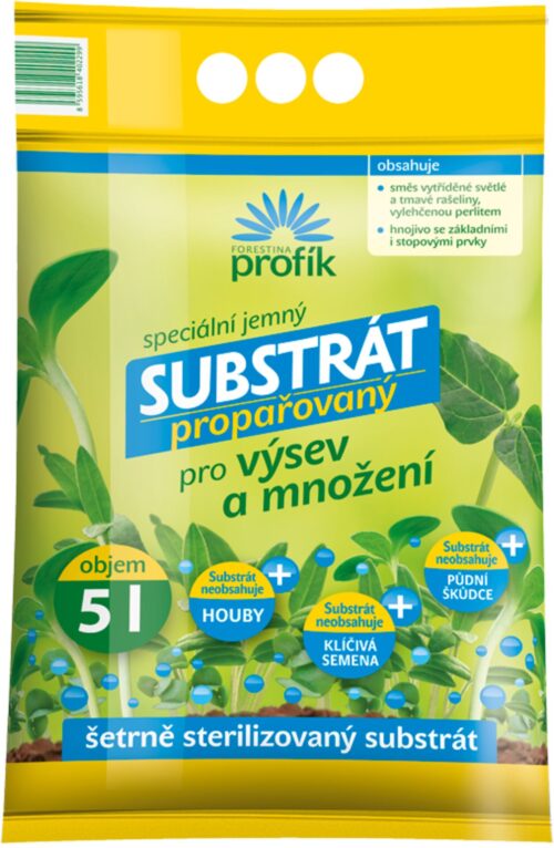 Substrát Forestina Profík - Propařovaný pro výsev a množení 5l - Obrázek 1
