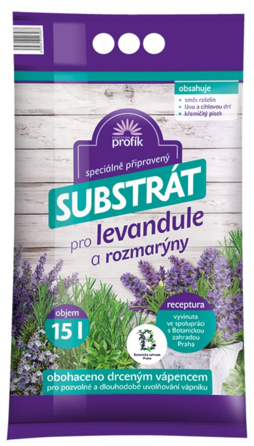 Substrát Forestina Profík - Levandule, rozmarýny 15 l - Obrázek 1