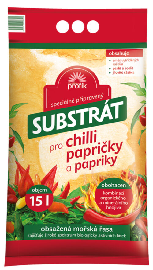 Substrát Forestina Profík - Chilli papričky a papriky 15 l - Obrázek 1