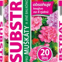 Substrát Forestina Standard - Muškáty a jiné balkónové rostliny 20 l
