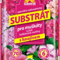 Substrát Forestina - Muškáty a jiné balkónové rostliny 70 l