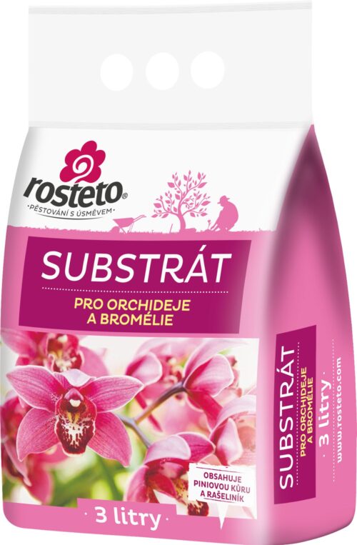 Substrát - Orchideje a bromélie Rosteto - 3 l - Image 1