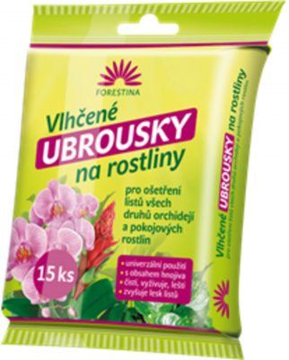 Vlhčené ubrousky na rostliny - 15 ks