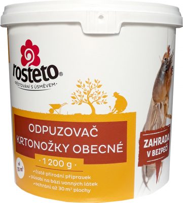 Přírodní odpuzovač krtonožky Rosteto 1,2 kg - prášek