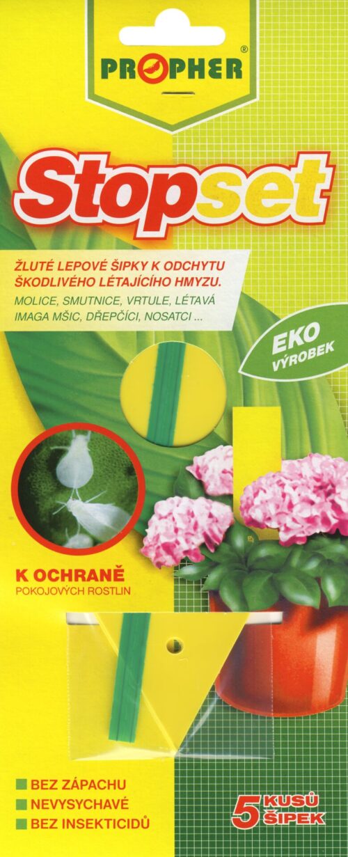 Stopset šipky - 5x14 žluté (5 ks) - Obrázek 1