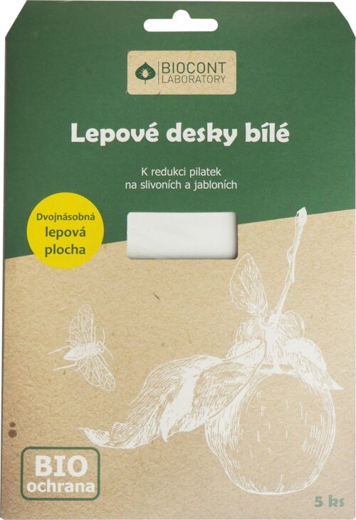 Desky Biocont bílé - švestky a jabloně 5 ks - Obrázek 1