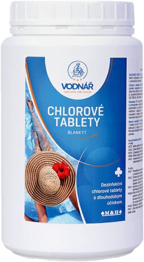 Vodnář Bazén Blankyt Chlorové tablety - 1kg - Image 1