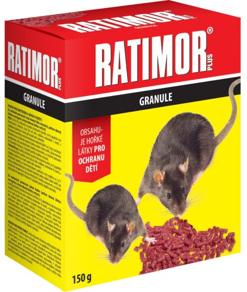 Ratimor Bromadiolon - granule 150 g krabička - Obrázek 1