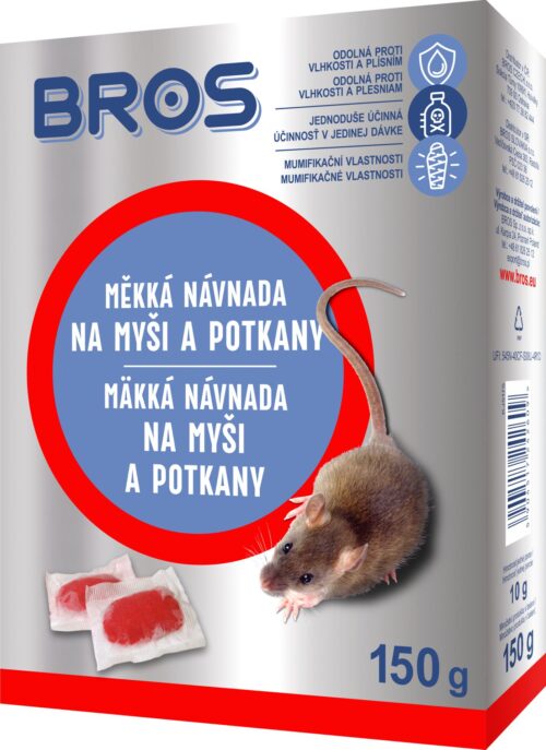 Bros - měkká návnada na myši a potkany 150 g - Obrázek 1
