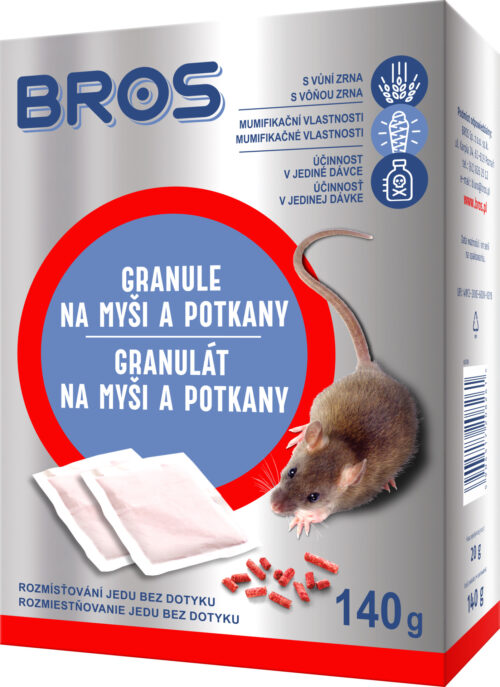 Bros - granule na myši a potkany 140 g - Obrázek 1