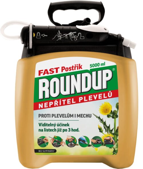 Roundup Fast / bez glyfosátu - 5 l rozprašovač /P&GO 2/ EVERGREEN - Obrázek 1