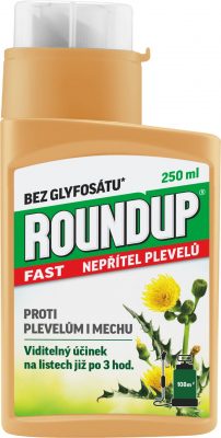 Roundup Fast / bez glyfosátu - 250 ml koncentrát EVERGREEN