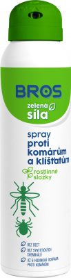 Bros - Zelená síla sprej proti komárům a klíšťatům 90 ml