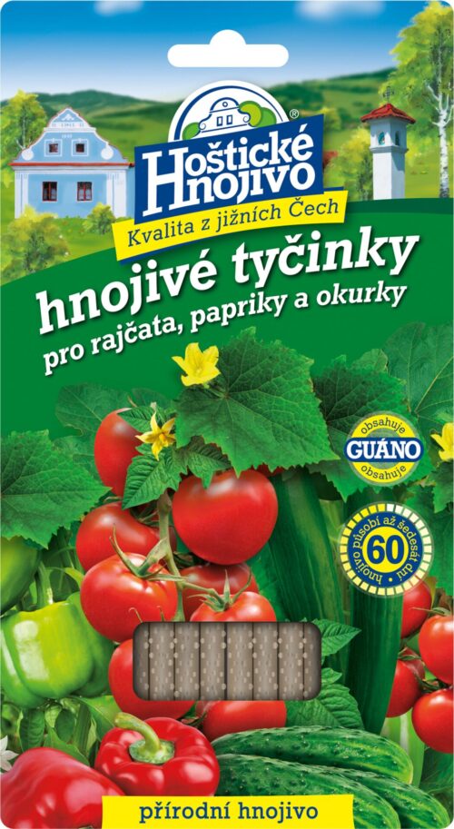 Tyčinky hoštické 20 ks na rajčata, papriky a okurky - Obrázek 1
