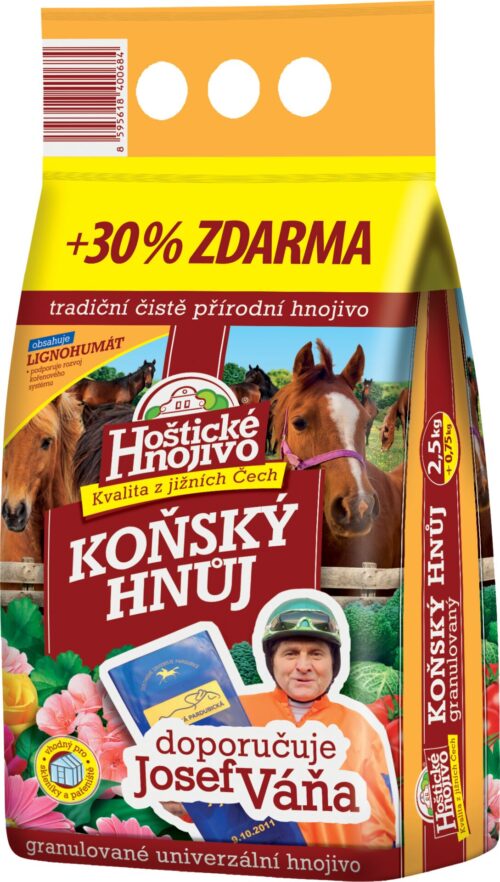 Koňský hnůj Váňův - 2,5 kg + 30% zdarma - Obrázek 1