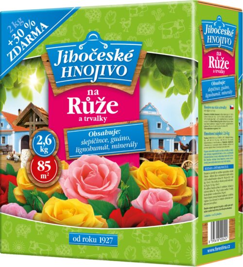 Jihočeské hnojivo - Růže a trvalky 2kg + 30% zdarma - Obrázek 1