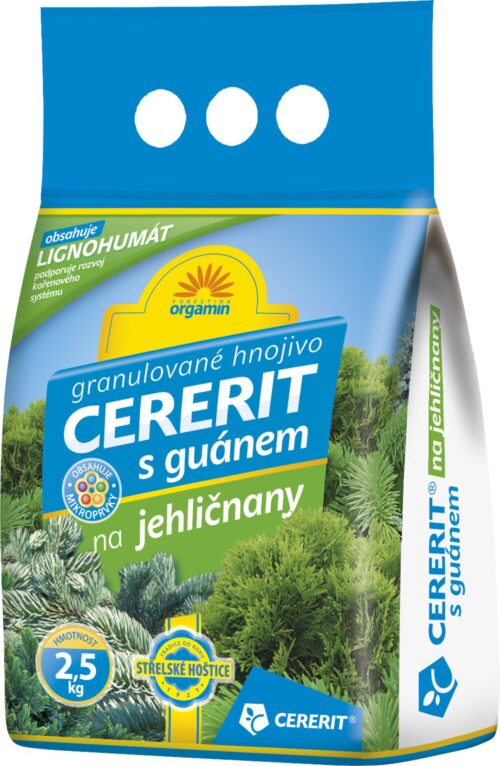 Cererit - 2,5 kg hoštický s guánem na jehličnany a okrasné keře - Obrázek 1