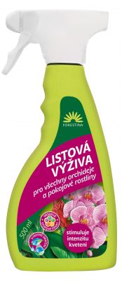 Výživa listová pro orchideje a pokojové rostliny - 500 ml rozprašovač