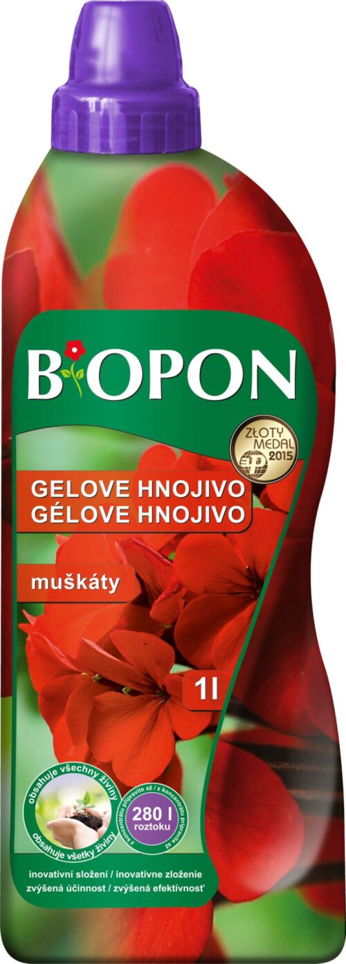 Bopon gelový - muškáty 1000 ml BROS - Obrázek 1