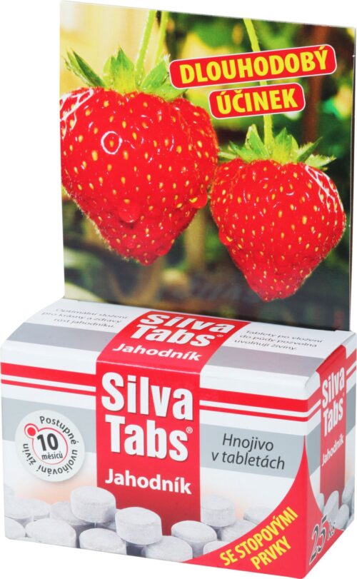 SilvaTabs - tablety na jahody 25 ks - Obrázek 1
