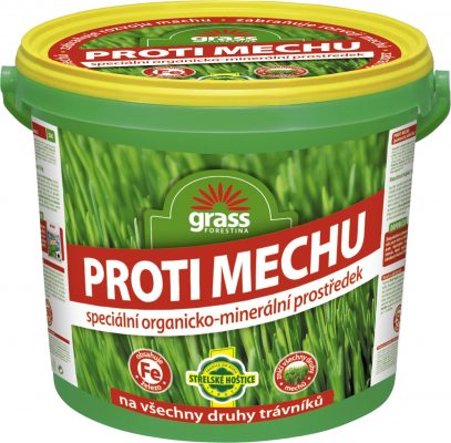 Přípravek proti mechu - granulovaný 10 kg kbelík