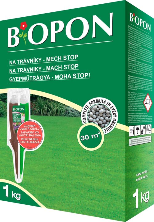 Bopon - trávníkové hnojivo proti mechu 1 kg BROS - Obrázek 3