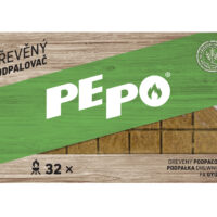 PE-PO podpalovač dřevěný - 32 podpalů