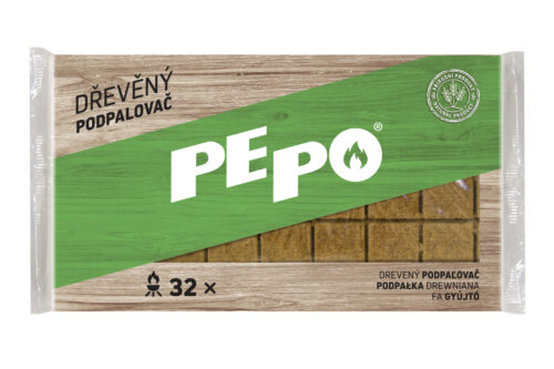PE-PO podpalovač dřevěný - 32 podpalů - Obrázek 1