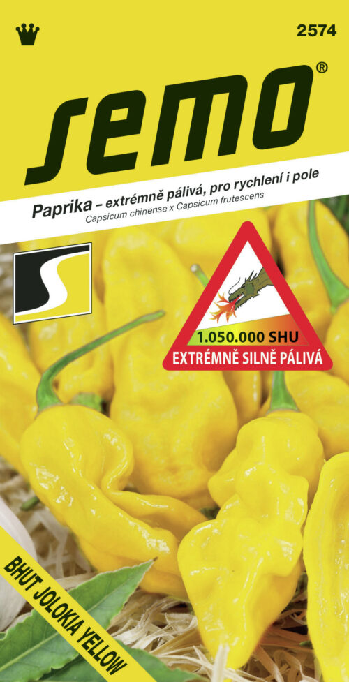 Paprika zel. pálivá - Bhut Jolokia Yellow 15s  /SHU 1 050 000/ - Image 1