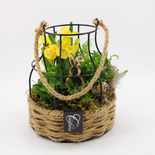 Dekorace Mix - narcis, cibuloviny, kov - Obrázek 1