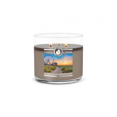SVÍČKA BOARDWALK MAHOGANY v dóze