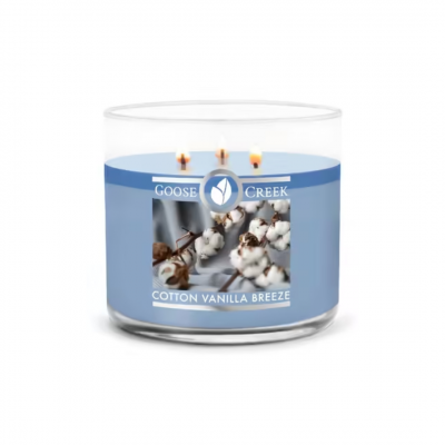 SVÍČKA COTTON VANILLA BREEZE v dóze