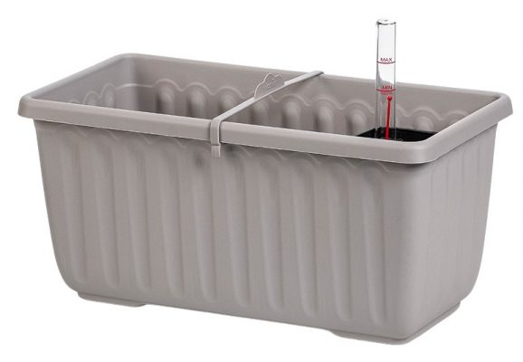 Truhlík samozavlažovací Siesta LUX - taupe 40 cm