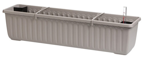 Truhlík samozavlažovací Siesta LUX - taupe 80 cm - Obrázek 1