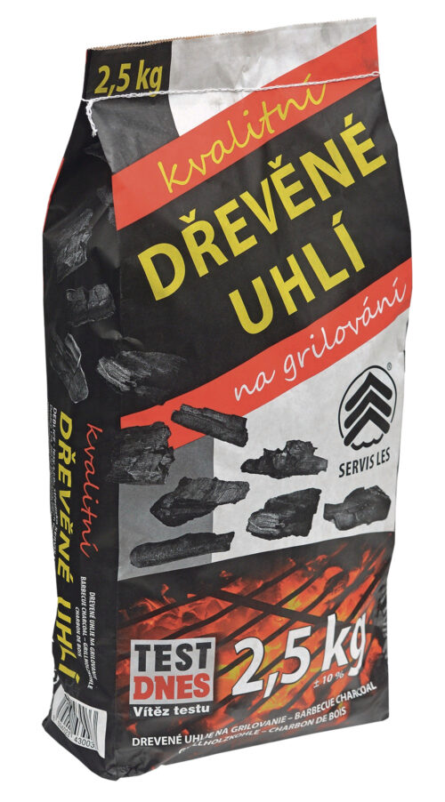 Uhlí dřevěné - 2,5 kg - Obrázek 1
