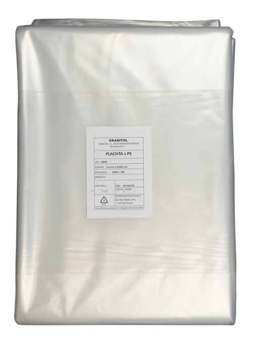Plachta 5x6 m tl.0,100 regranulát - Obrázek 1