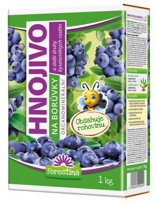 Hnojivo na borůvky a jiné kyselomilné rostliny STANDARD - 1 kg