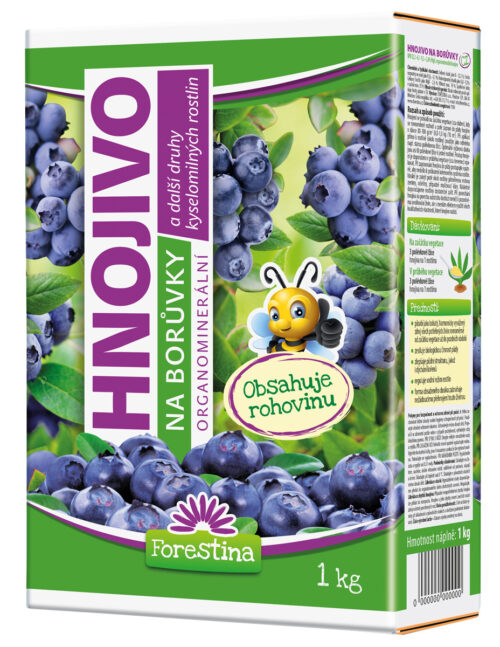 Hnojivo na borůvky a jiné kyselomilné rostliny STANDARD - 1 kg - Obrázek 1
