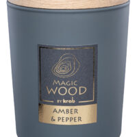 Svíčka sklo - MAGIC WOOD 300 g - Amber & Pepper