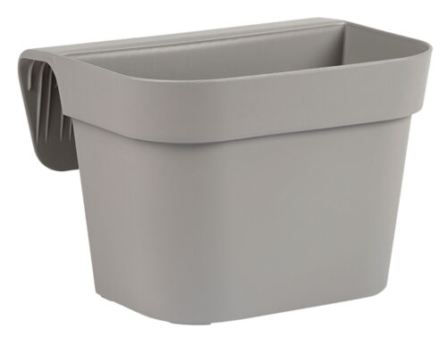 Truhlík na zábradlí Arke - šedý 25 cm - Obrázek 1