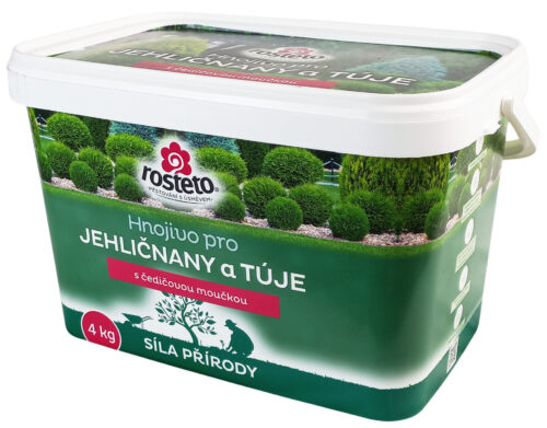 Hnojivo Rosteto s čedičovou moučkou - jehličnany a tůje 4 kg - Obrázek 1