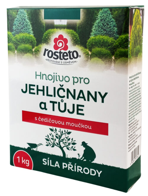 Hnojivo Rosteto s čedičovou moučkou - jehličnany a tůje 1 kg - Obrázek 1