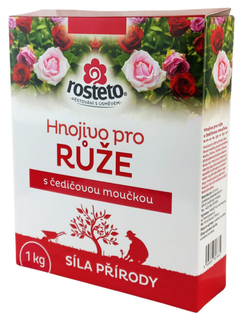 Hnojivo Rosteto s čedičovou moučkou - růže 1 kg - Obrázek 1