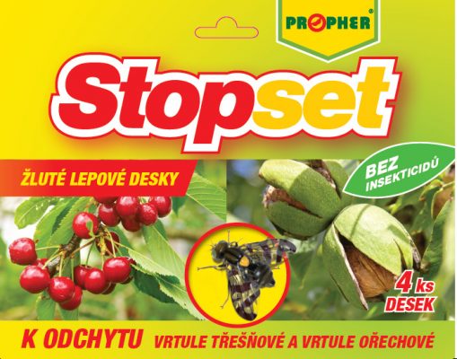 Stopset desky - 20x20 žluté - na vrtule (4 ks)