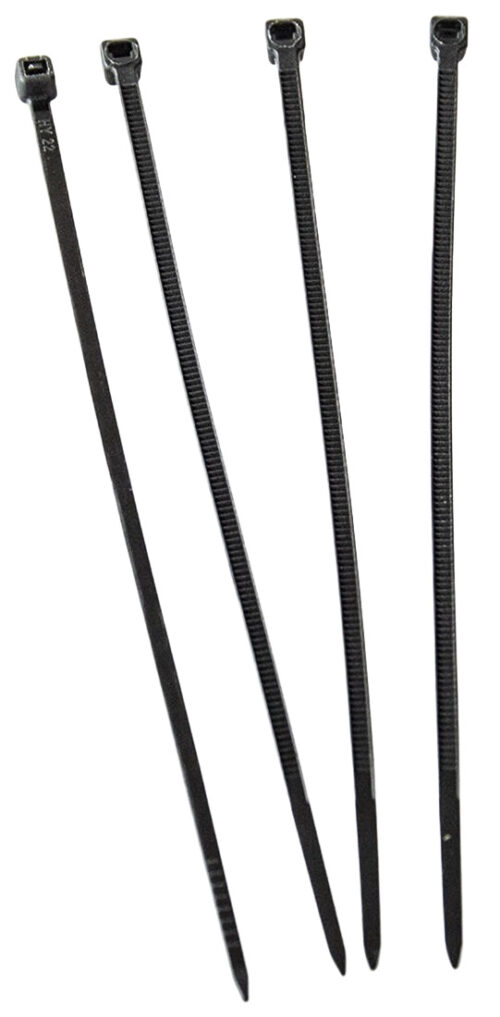 Páska vázací 250x3,6 mm - černá (50 ks) - Obrázek 1