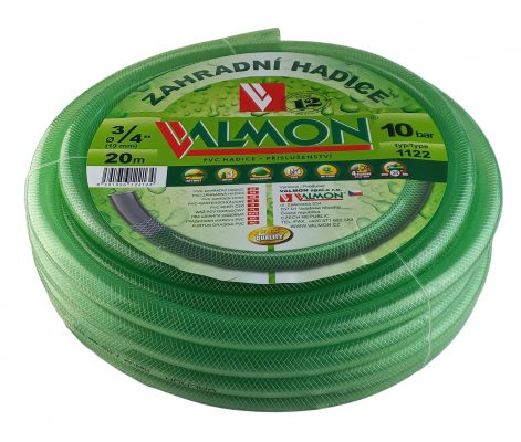 Hadice zelená transparentní Valmon - 3/4", role 20 m ( 10 bar )