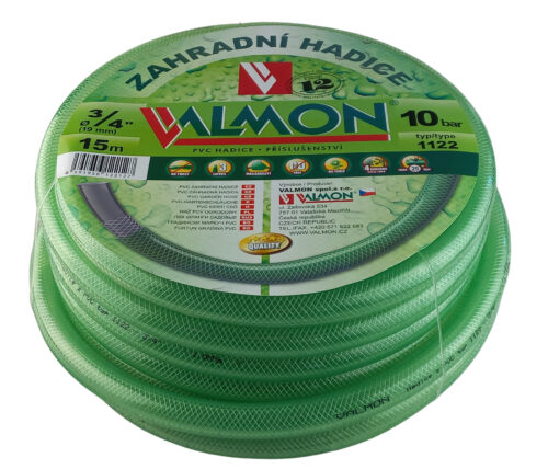 Hadice zelená transparentní Valmon - 3/4", role 15 m ( 10 bar ) - Obrázek 1